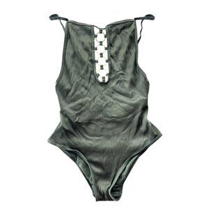 Hot Kiss Ribbed One Piece Swimsuit